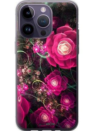 Чехол на iphone 14 pro max абстрактные цветы 3 "850u-2667-10746"