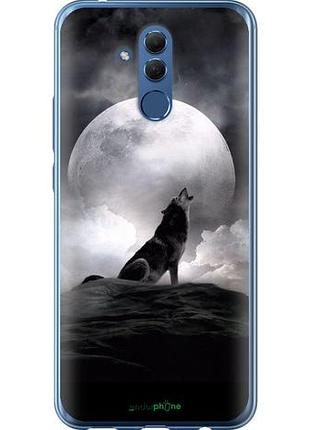 Чехол на huawei mate 20 lite воющий волк "934u-1575-10746"