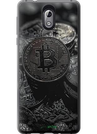 Чехол на nokia 3.1 black bitcoin "6090u-1530-10746"