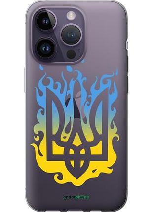 Чехол на iphone 14 pro герб v1 "5258u-2646-10746"