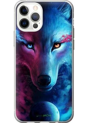 Чехол на iphone 12 арт-волк "3999u-2053-10746"