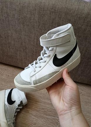 Хайтопи nike blazer mid, 32, кросівки