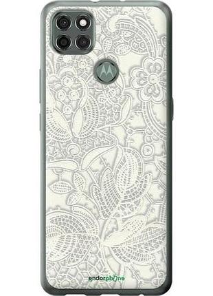 Чохол на motorola g9 power біле мереживо "4383u-2229-10746"