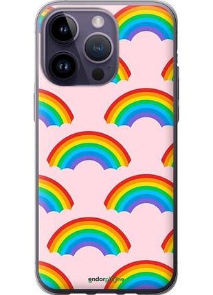Чехол на iphone 14 pro max rainbows "4478u-2667-10746"