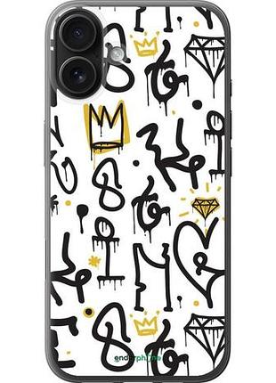Чехол на iphone 16 plus graffiti art "4355u-3714-10746"