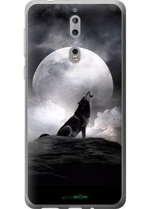 Чехол на nokia 8 воющий волк "934u-1115-10746"
