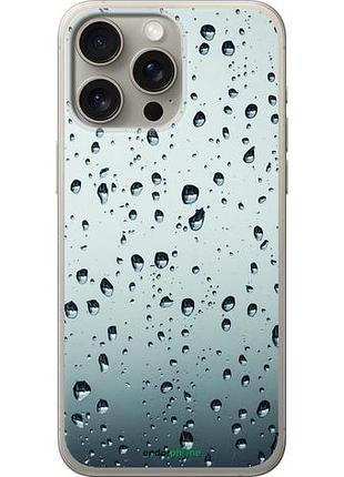 Чохол на iphone 15 pro max скло в краплях "8483-3098-10746"