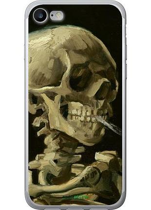 Чехол на iphone se 2020 винсент ван гог. череп "5544u-2013-10746"