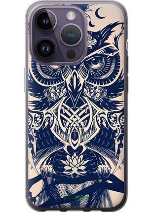 Чохол на iphone 14 pro візерункова сова "4000u-2646-10746"