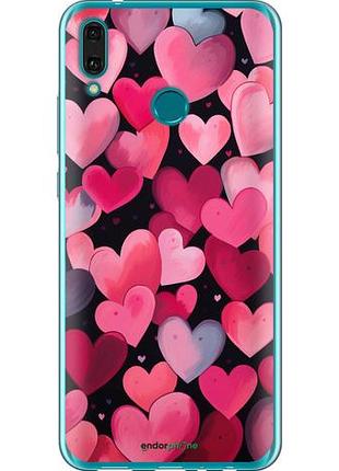 Чехол на huawei y9 2019 сердечки 4 "5662u-1602-10746"