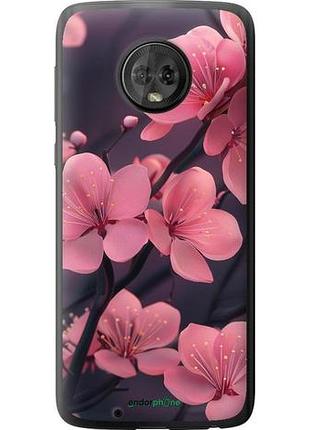 Чохол на motorola moto g6 пурпурова сакура "6075u-982-10746"