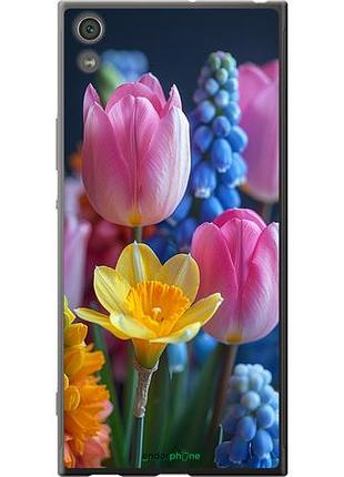 Чехол на sony xperia xa1 ultra g3212 весенние цветы "6058u-1237-10746"