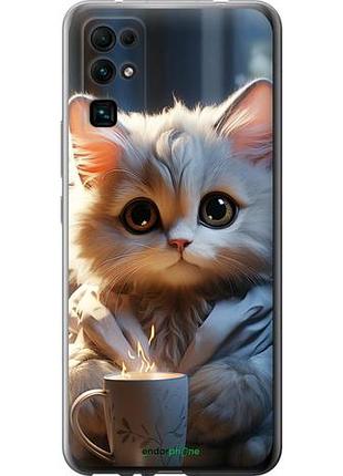 Чехол на huawei honor 30 white cat "5646u-1921-10746"