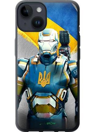 Чехол на iphone 14 украинский киборг "980u-2648-10746"