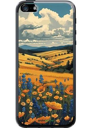 Чехол на iphone 5s украинское поле "6082u-21-10746"