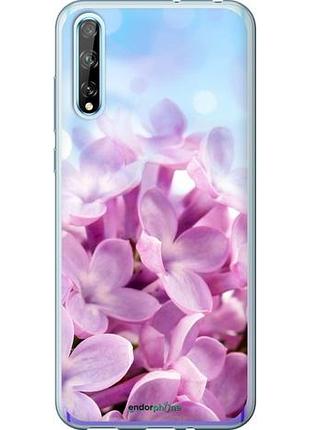 Чехол на huawei p smart s сирень "527u-1813-10746"