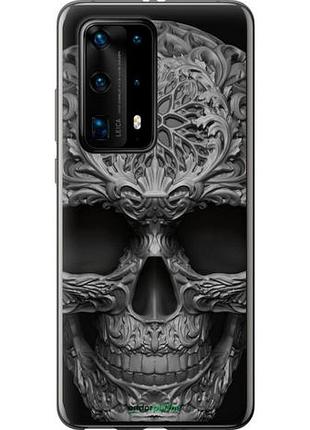 Чехол на huawei p40 pro plus skull-ornament "4101u-1917-10746"