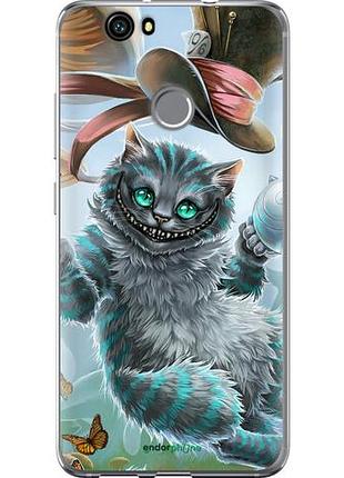 Чехол на huawei nova чеширский кот 2 "3993u-439-10746"