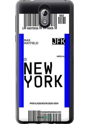 Чехол на nokia 3.1 new york "4861u-1530-10746"