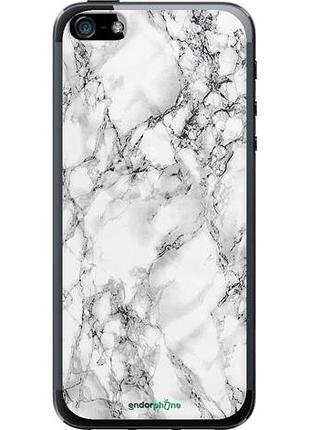 Чехол на iphone se мрамор белый "4480u-214-10746"