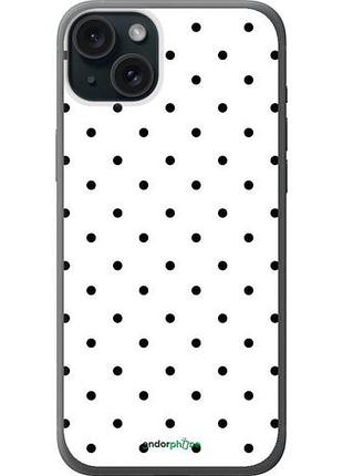 Чехол на iphone 15 plus горох "4289u-3097-10746"