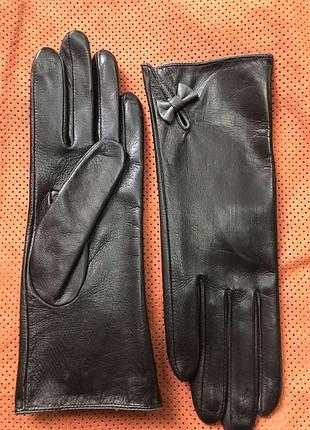 Перчатки женские без подкладки 7"/19 см