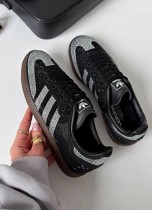 Кросівки adidas samba og rhinestone black
