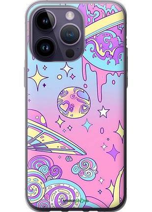 Чохол на iphone 14 pro max рожева галактика "4146u-2667-10746"
