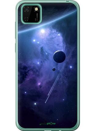 Чохол на huawei y5p планети в синьому космосі "171u-1936-10746"