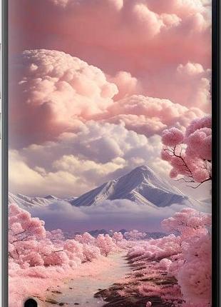 Чехол на huawei honor 6 plus розовые облака "5660u-179-10746"