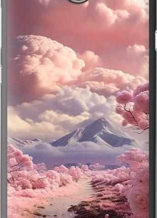 Чехол на huawei y5 ii розовые облака "5660u-496-10746"