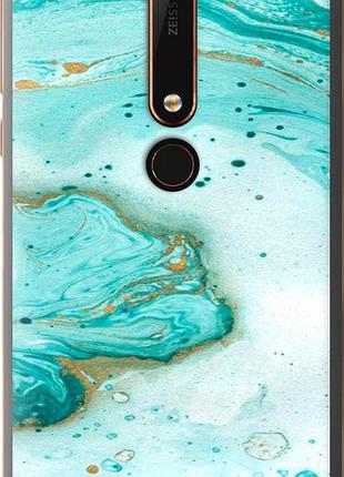 Чехол на nokia 6 2018 мраморный "4895u-1386-10746"