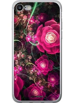 Чехол на iphone se 2020 абстрактные цветы 3 "850u-2013-10746"