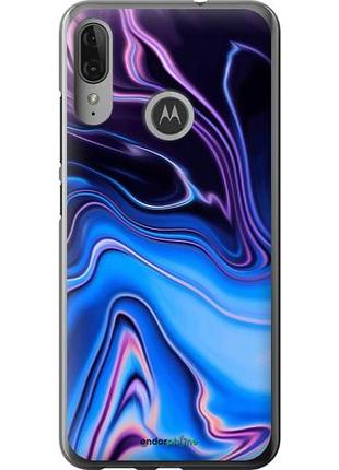 Чехол на motorola moto e6 plus узор воды "4491u-1780-10746"