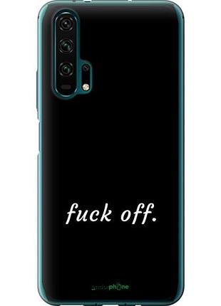Чехол на huawei honor 20 pro fuck off "4731u-1702-10746"