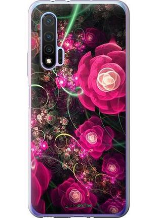 Чехол на huawei nova 6 абстрактные цветы 3 "850u-1821-10746"