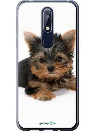 Чохол на nokia 7.1 цуценя йоркширського тер'єра "931u-1593-10746"