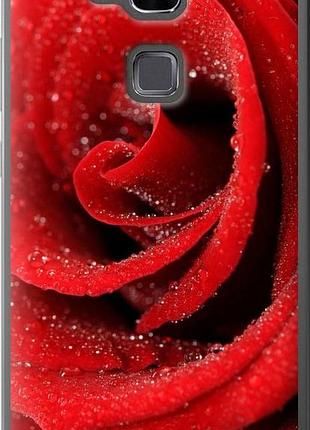 Чехол на huawei ascend mate 7 красная роза "529u-140-10746"