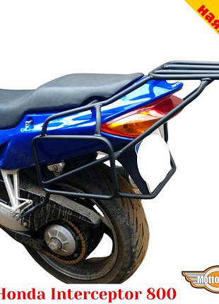 Honda interceptor 800 (98-01) цельносварная багажная система для текстильных сумок или алюминиевых кофров
