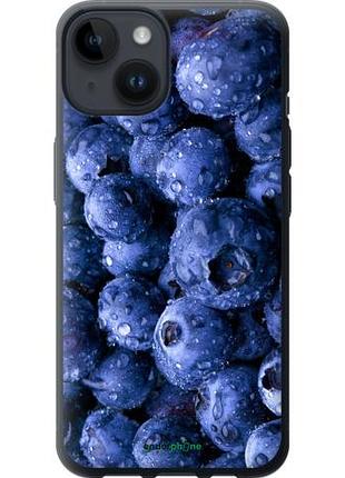 Чехол на iphone 14 голубика "4459u-2648-10746"