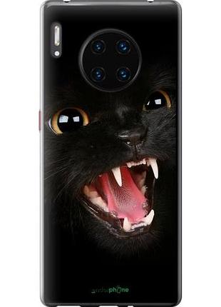 Чохол на huawei mate 30 pro чорна кішка "932u-1796-10746"