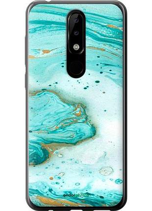 Чехол на nokia 5.1 plus мраморный "4895u-1543-10746"