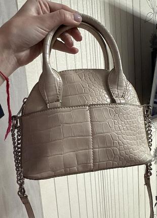 Сумка під рептилію zara