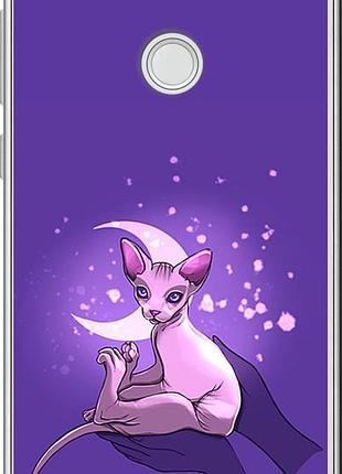 Чехол на huawei p8 lite (2017) кот2 "4676u-777-10746"