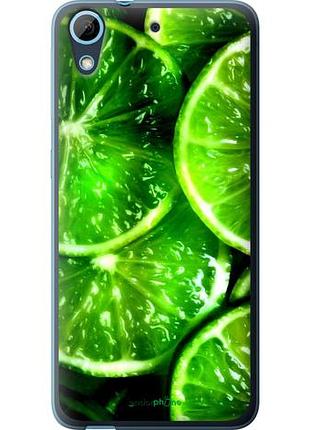 Чехол на htc desire 626g зелёные дольки лимона "852u-144-10746"