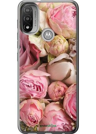Чехол на motorola e20 розы v2 "2320u-2509-10746"