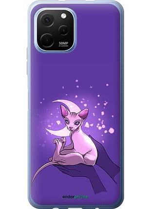 Чехол на huawei nova y61 кот2 "4676u-2983-10746"