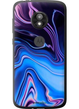 Чехол на motorola moto e5 play узор воды "4491u-1429-10746"