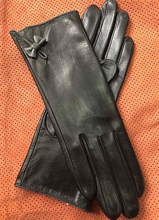 Перчатки женские без подкладки 7,5"/20 см