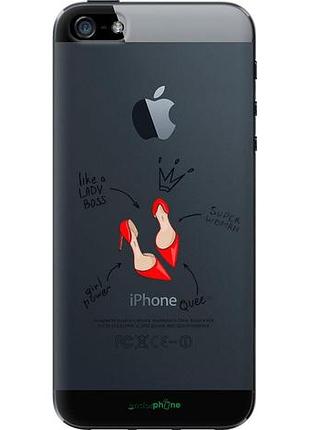 Чехол на iphone 5s женщина "4599u-21-10746"
